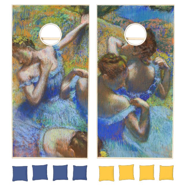 Edgar Degas - Blue Dancers  Cornhole Set (Set)