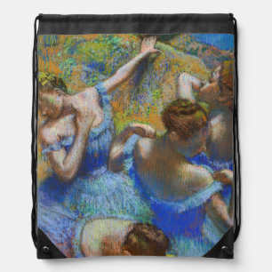 Edgar Degas - Blue Dancers Drawstring Bag