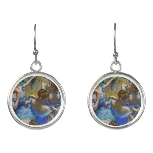 Edgar Degas _ Blue Dancers Earrings