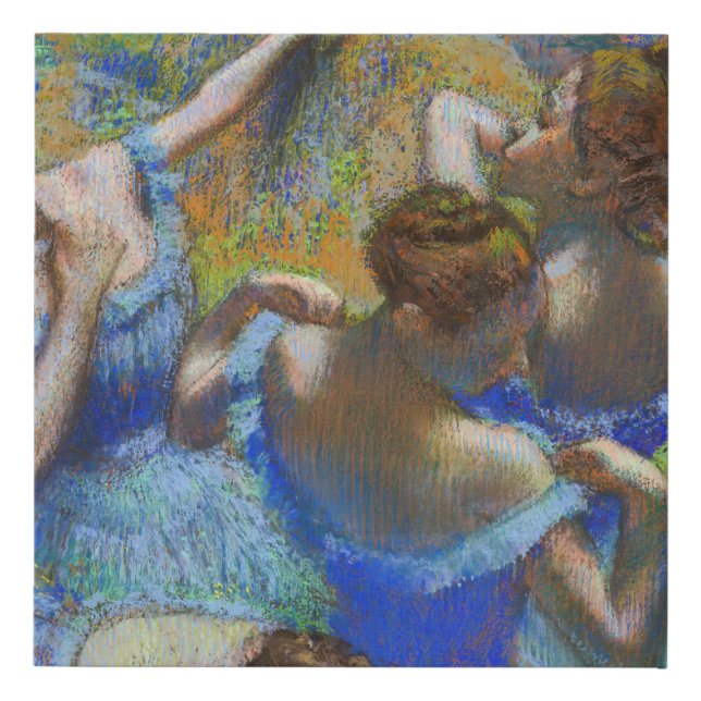 Edgar Degas - Blue Dancers Faux Canvas Print (Front)
