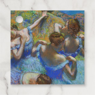 Edgar Degas - Blue Dancers Favor Tags