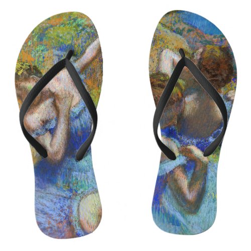 Edgar Degas _ Blue Dancers Flip Flops
