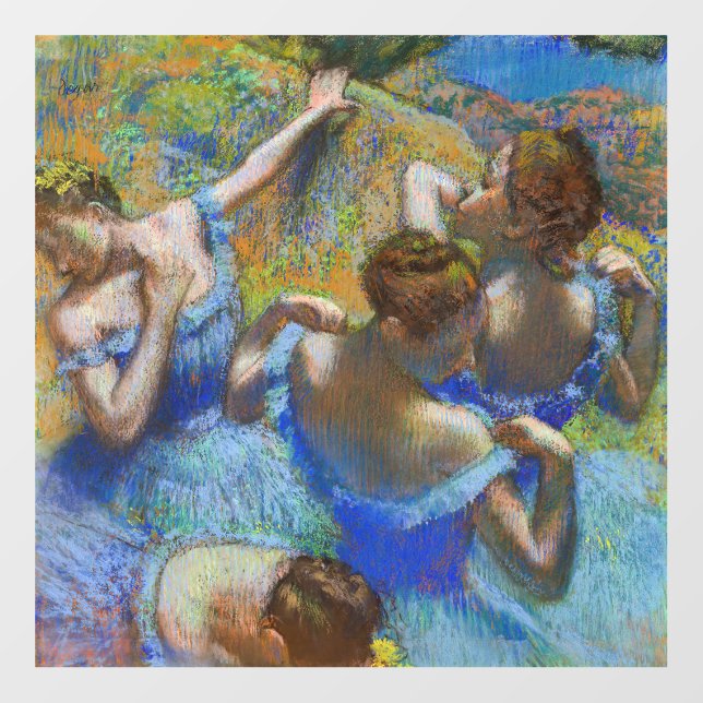 Edgar Degas - Blue Dancers Floor Decals (Front)
