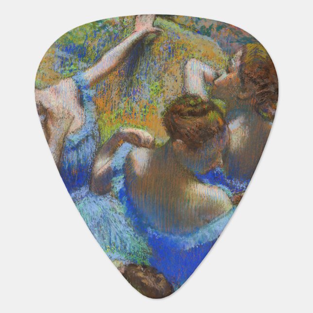 Edgar Degas - Blue Dancers Guitar Pick (Front)