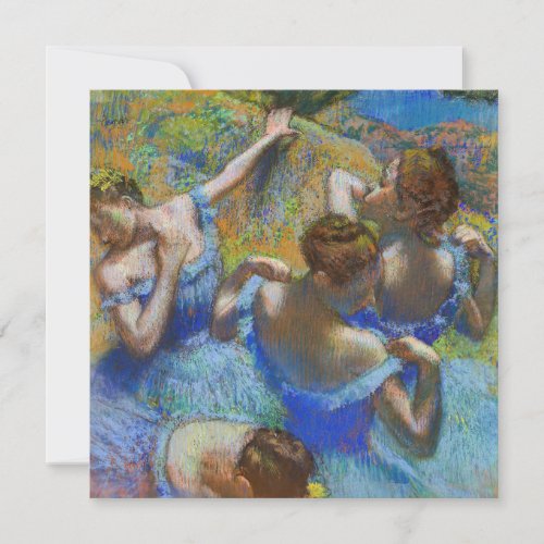 Edgar Degas _ Blue Dancers Invitation