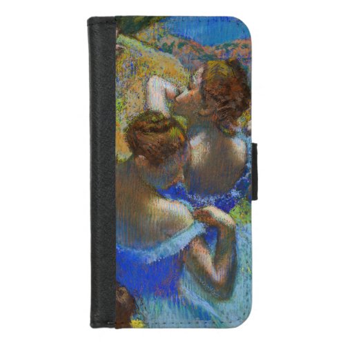 Edgar Degas _ Blue Dancers iPhone 87 Wallet Case