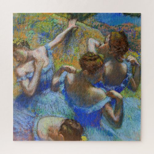 Edgar Degas _ Blue Dancers Jigsaw Puzzle