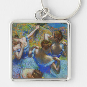 Edgar Degas - Blue Dancers Keychain