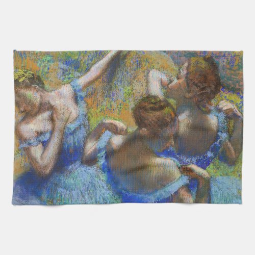 Edgar Degas _ Blue Dancers Kitchen Towel