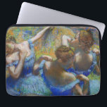 Edgar Degas - Blue Dancers Laptop Sleeve<br><div class="desc">Blue Dancers / Les Danseuses bleues - Edgar Degas,  1898</div>