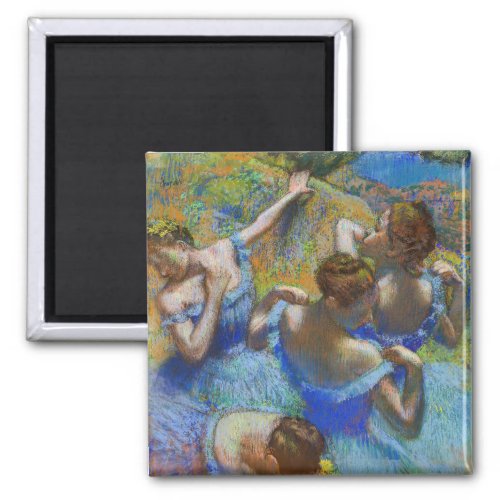 Edgar Degas _ Blue Dancers Magnet