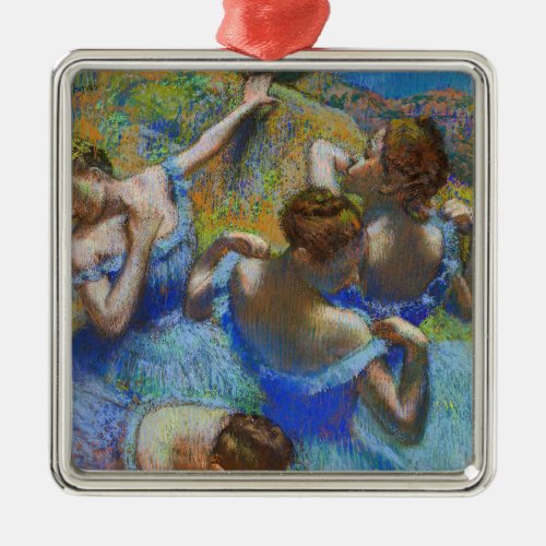 Edgar Degas _ Blue Dancers Metal Ornament