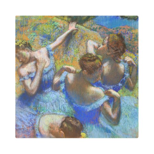 Edgar Degas _ Blue Dancers Metal Print