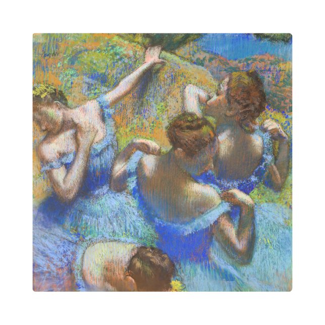 Edgar Degas - Blue Dancers Metal Print (Front)