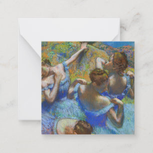 Edgar Degas - Blue Dancers Note Card