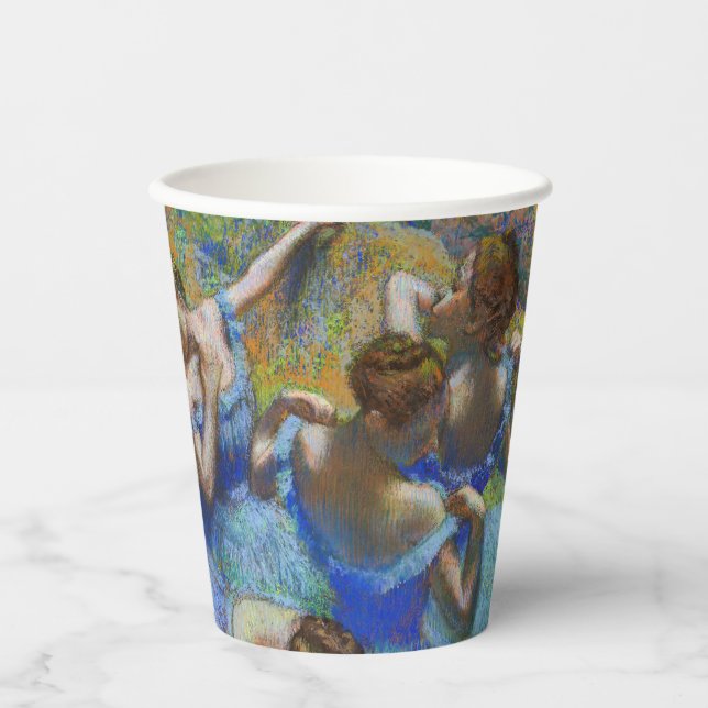 Edgar Degas - Blue Dancers Paper Cups (Front)
