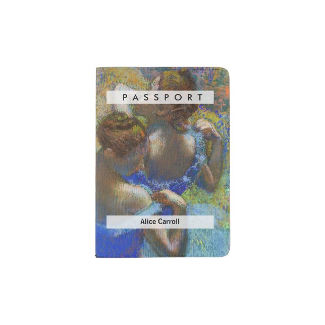 Edgar Degas - Blue Dancers Passport Holder (Front)
