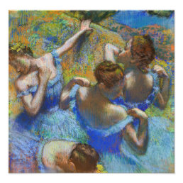 Edgar Degas - Blue Dancers Photo Print