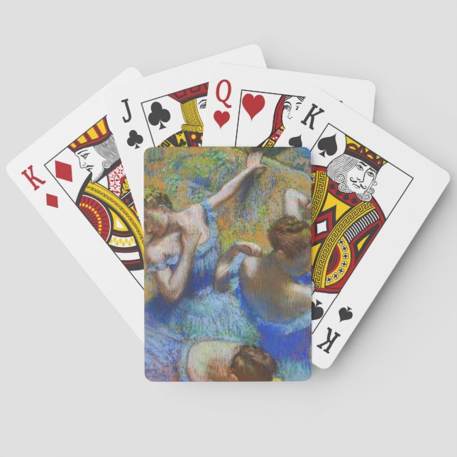 Edgar Degas - Blue Dancers Poker Cards (Back)