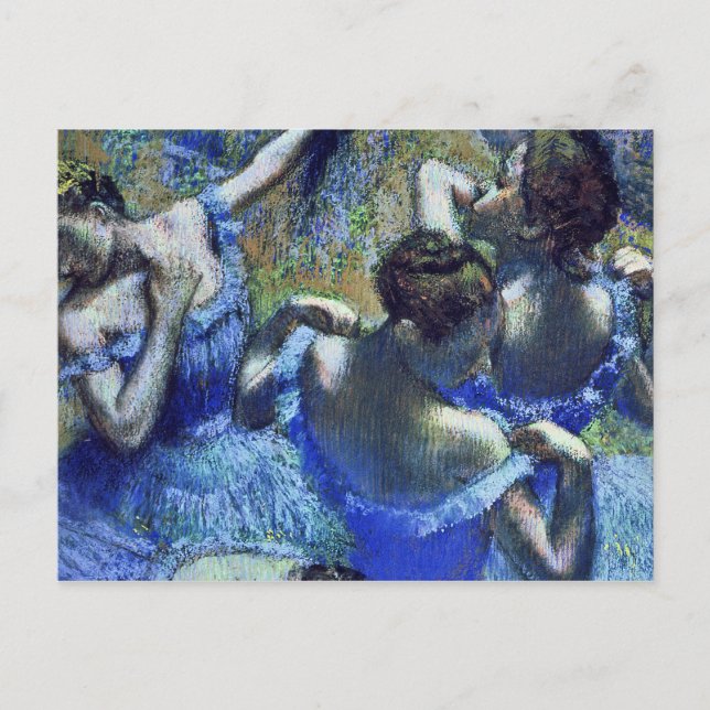 Edgar Degas - Blue Dancers Postcard (Front)