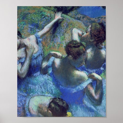 Edgar Degas _ Blue Dancers Poster