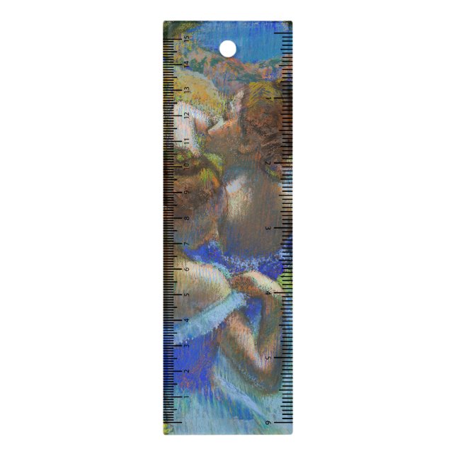 Edgar Degas - Blue Dancers Ruler (Vertical)