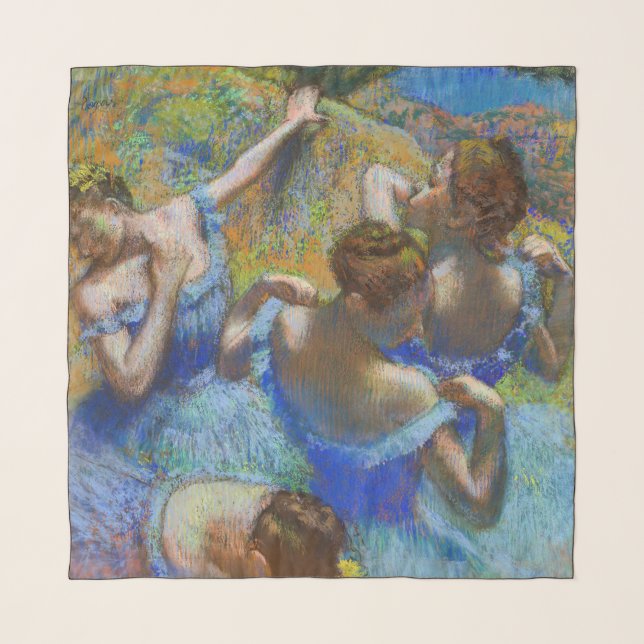 Edgar Degas - Blue Dancers Scarf (Front)