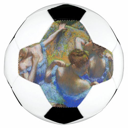 Edgar Degas _ Blue Dancers  Soccer Ball