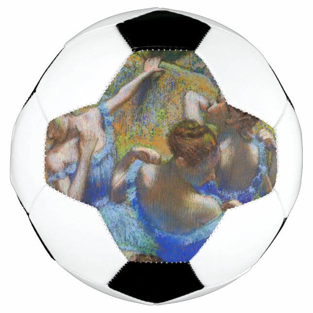 Edgar Degas - Blue Dancers  Soccer Ball (Front)
