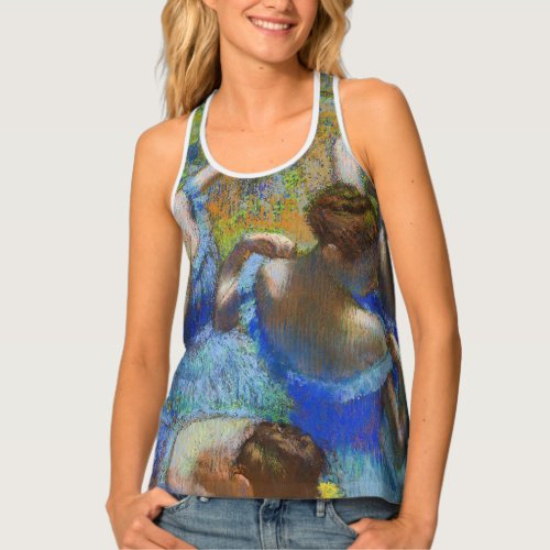 Edgar Degas _ Blue Dancers Tank Top