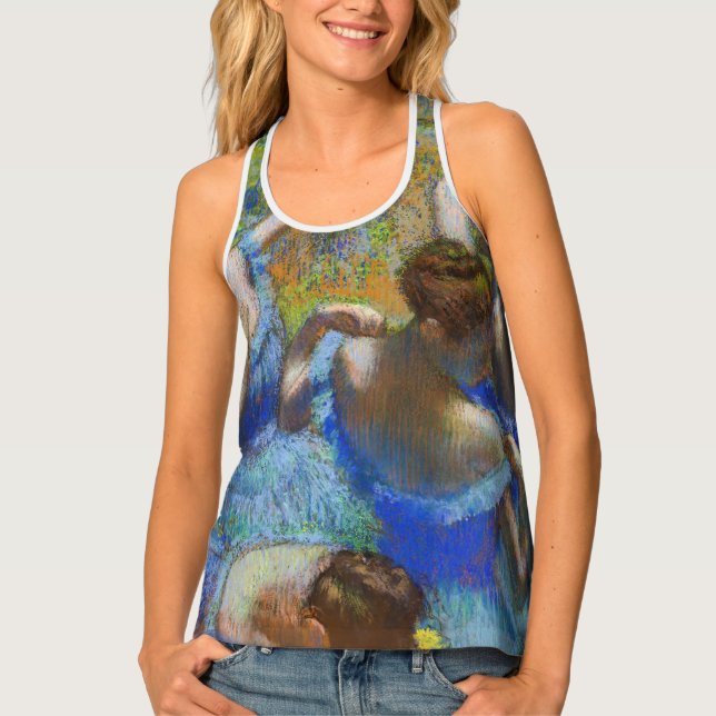 Edgar Degas - Blue Dancers Tank Top (Front)