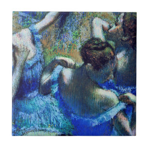 Edgar Degas Blue Dancers Tile