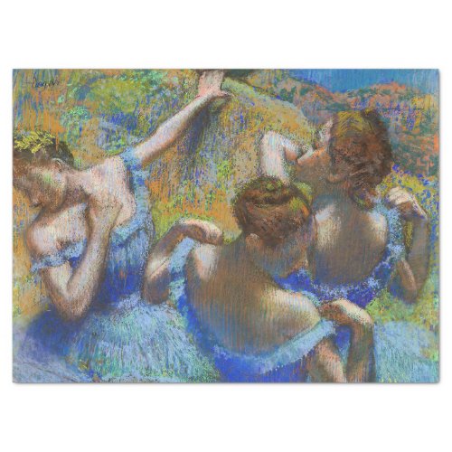 Edgar Degas _ Blue Dancers Tissue Paper