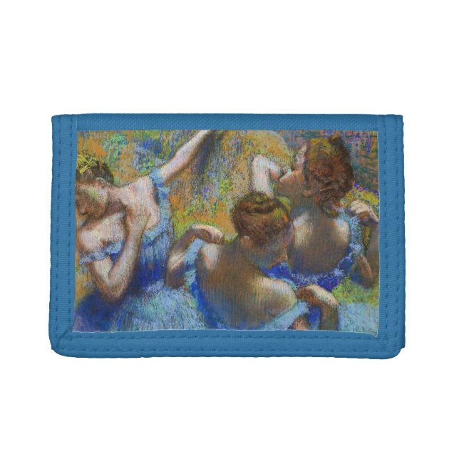 Edgar Degas - Blue Dancers Trifold Wallet (Front)