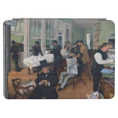 Edgar Degas _ Cotton Office in New Orleans iPad Air Cover