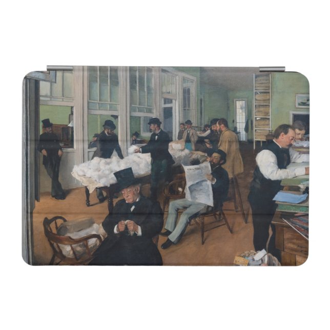 Edgar Degas - Cotton Office in New Orleans iPad Mini Cover (Horizontal)