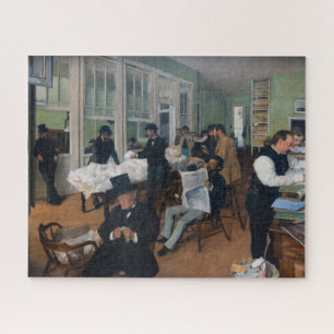 Edgar Degas - Cotton Office in New Orleans Jigsaw Puzzle