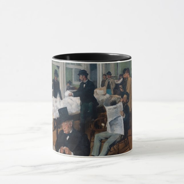 Edgar Degas - Cotton Office in New Orleans Mug (Center)