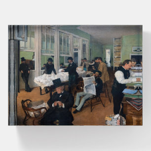 Edgar Degas - Cotton Office in New Orleans Paperweight