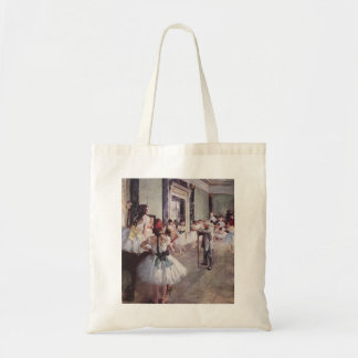 Edgar Degas - Dance Class 1875 oil canvas dancers Tote Bag