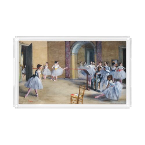 Edgar Degas _ Dance Foyer Opera rue Le Peletier Acrylic Tray