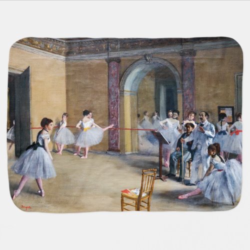 Edgar Degas _ Dance Foyer Opera rue Le Peletier Baby Blanket