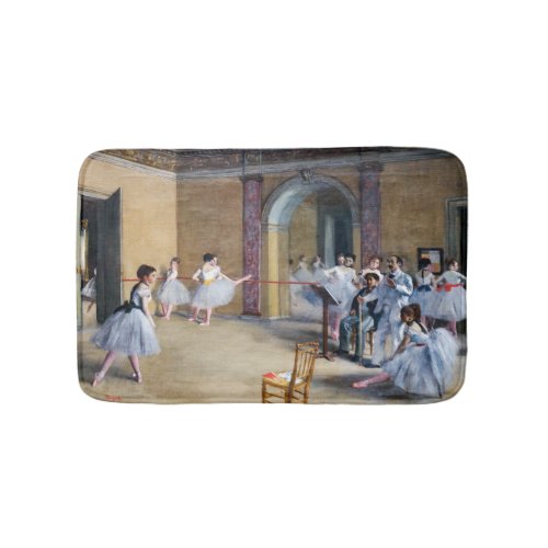 Edgar Degas _ Dance Foyer Opera rue Le Peletier Bath Mat