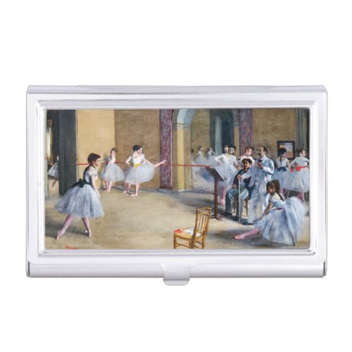 Edgar Degas _ Dance Foyer Opera rue Le Peletier Business Card Case