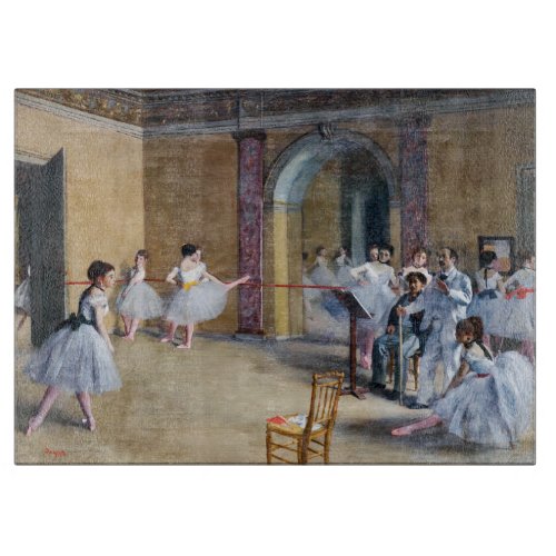 Edgar Degas _ Dance Foyer Opera rue Le Peletier Cutting Board