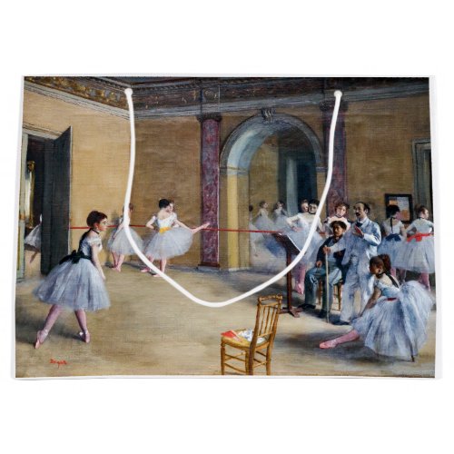 Edgar Degas _ Dance Foyer Opera rue Le Peletier Large Gift Bag