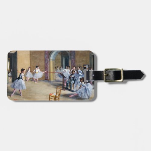 Edgar Degas _ Dance Foyer Opera rue Le Peletier Luggage Tag