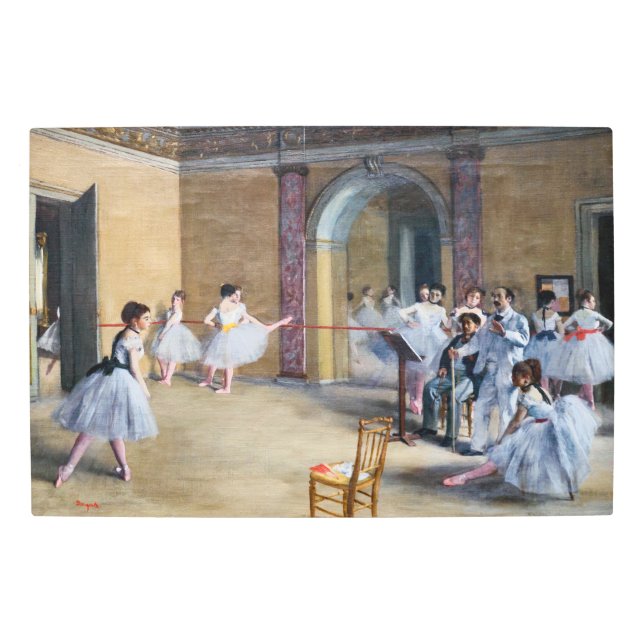 Edgar Degas - Dance Foyer, Opera rue Le Peletier Metal Print (Front)