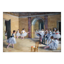 Edgar Degas - Dance Foyer, Opera rue Le Peletier Photo Print