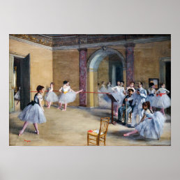 Edgar Degas - Dance Foyer, Opera rue Le Peletier Poster